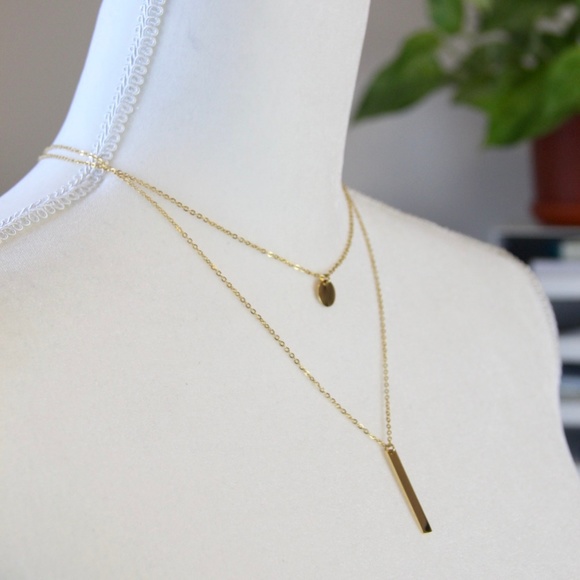 Stainless Steel Layering Necklace - Picture 2 of 4